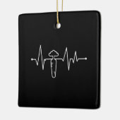Wortel Groente Vegan Keramisch Ornament (Links)