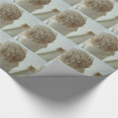 Wortel, groenten, gezond, ruw wit voedsel cadeaupapier (Hoek)