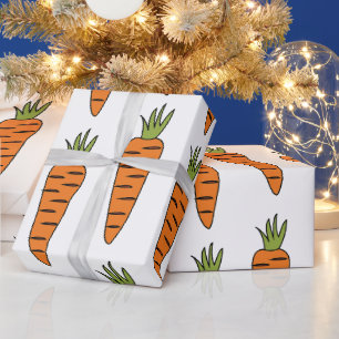 Wortel Groenten Gezonde Voeding Party Cadeaupapier