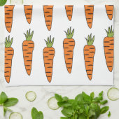 Wortel Groenten Veggies Chef Theedoek (Gevouwen)