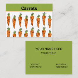 Wortel Groenten Vers Voedsel Gezondheid Visitekaartje