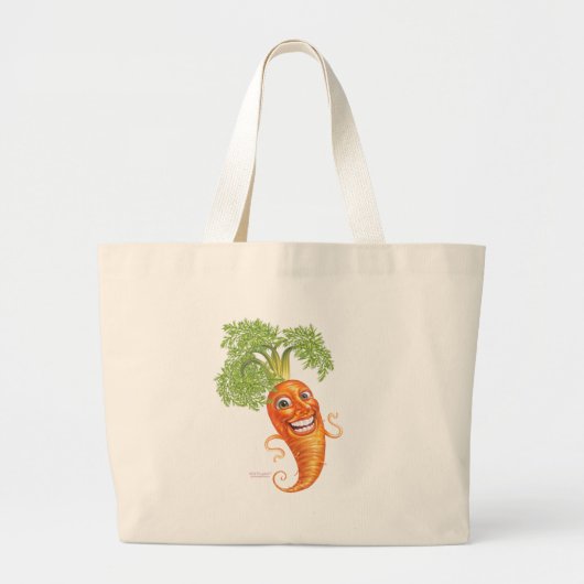 wortel grote tote bag (Voorkant)