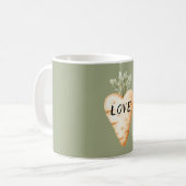 Wortel Hart Groente Koffiemok (Voorkant links)