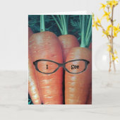 WORTEL HUMOR OP DE VERJAARDAG VAN MIJN TWEELING KAART (Gele Bloem)