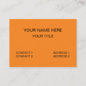 Wortel Ik ben A + Grappige Wortel Visitekaartje (Achterkant)