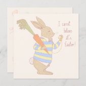 Wortel, ik geloof dat het Pasen is! (Voorkant / Achterkant)