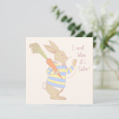 Wortel, ik geloof dat het Pasen is! (Staand voorkant)