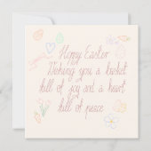 Wortel, ik geloof dat het Pasen is! (Achterkant)