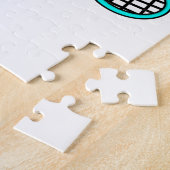 Wortel in Tennis met Tennis racket Legpuzzel (Zijkant)