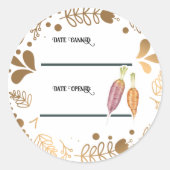 Wortel Inmaakpot Etiket Zelfgemaakt (Voorkant)