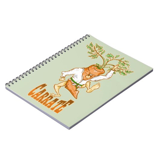 Wortel Karate CARRATE Notitieboek (Linkerzijde)