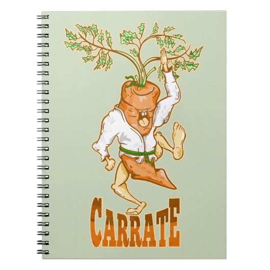 Wortel Karate CARRATE Notitieboek (Voorkant)