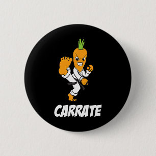 Wortel Karate Kinder Zwarte Belt Karate Uniform Ca Ronde Button 5,7 Cm