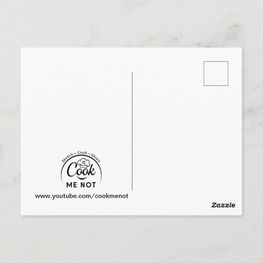 Wortel koeler smoothie Recipe Briefkaart (Achterkant)