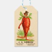 wortel man cadeaulabel (Voorkant)