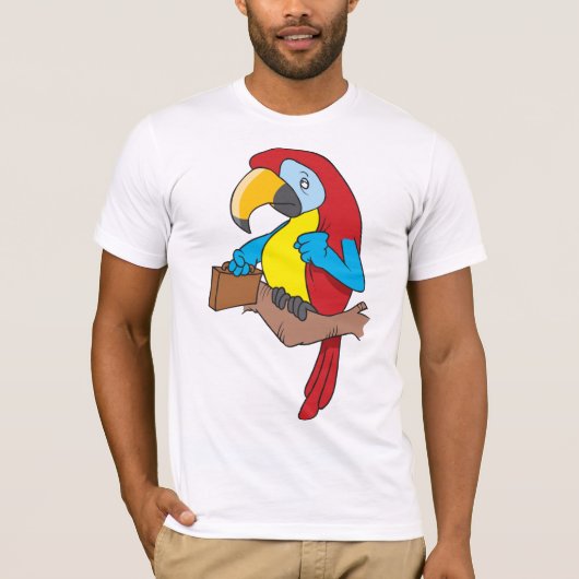 Wortel met briefcase T-shirt (Voorkant)