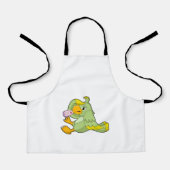 Wortel met klinische thermometer schort (Voorkant)