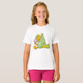 Wortel met klinische thermometer t-shirt (Voorkant volledig)
