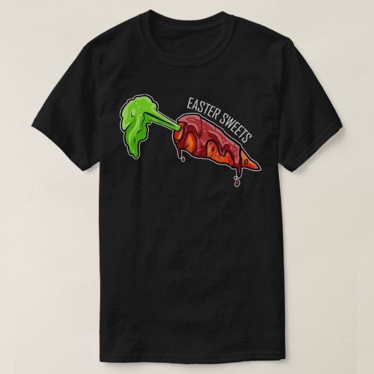 wortel met piepende vitaminen die als sneller binn t-shirt (Design voorkant)