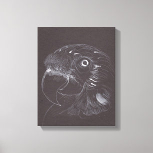 Wortel - Oorspronkelijke tekening - Canvas afdrukk Afdruk