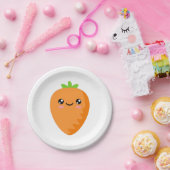 wortel papieren bordje (Feest)