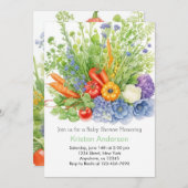 Wortel Patch Dreams Baby shower Kaart (Voorkant / Achterkant)