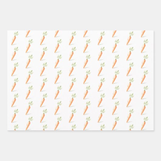 Wortel Patch Pasen Wrapping Paper (Voorkant)