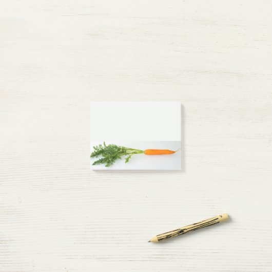 wortel post-it® notes (Op bureau)