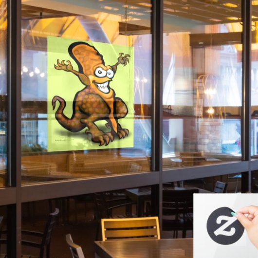 Wortel Raamsticker (Restaurant Raam)