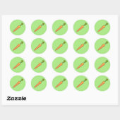 wortel ronde sticker (Vel)