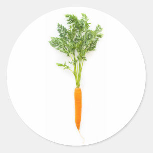 wortel ronde sticker