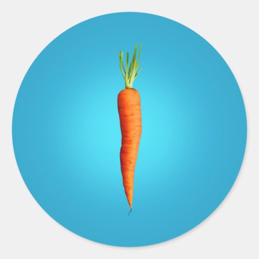 wortel ronde sticker (Voorkant)