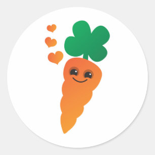 wortel ronde sticker