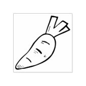 Wortel Rubber Stamp Rubberstempel (Afrduk)