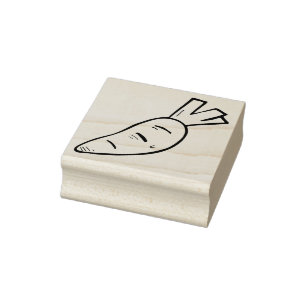 Wortel rubberen stempel