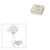 wortel rubberstempel (Gestempeld)