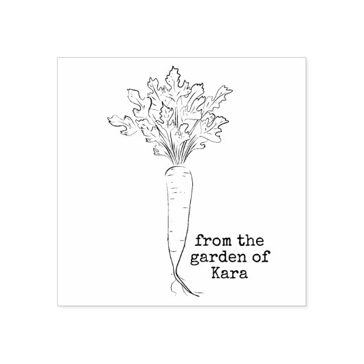 wortel rubberstempel (Afrduk)