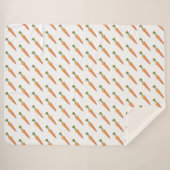 wortel sherpa deken (Voorkant (horizontaal))