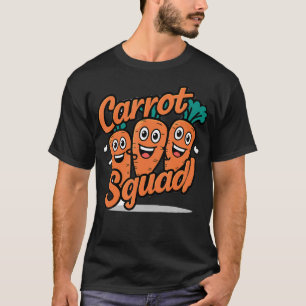 Wortel Squad T-shirt Wortels Groente Wortel