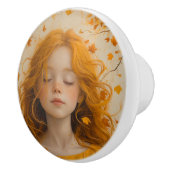 Wortel Top Kind Sinaasappel Accent Keramische Knop (Rechts)