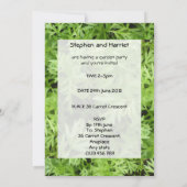 Wortel Topjes Custom Tuin Feest Invites Kaart (Achterkant)