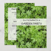 Wortel Topjes Custom Tuin Feest Invites Kaart (Voorkant / Achterkant)