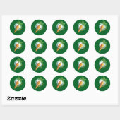 🥕 Wortel van het jaar Ronde Sticker (Vel)