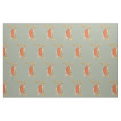Wortel vechten Grappige groente Stof (Fat Quarter)