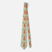 Wortel vechten Grappige groente Stropdas (Voorkant)