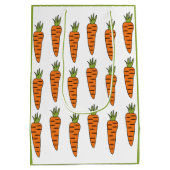 Wortel Veggie Gezonde Voeding Party Medium Cadeauzakje (Achterkant)