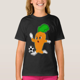 Wortel Voetbalspeler Voetbal T-shirt