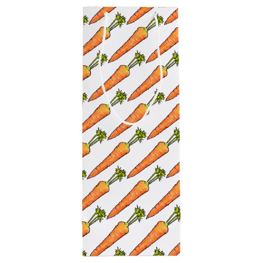 Wortel Wijn Cadeautas (Achterkant)