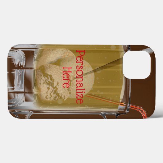 Wortelbier zweeft bruin wit rood Case-Mate iPhone case (Achterkant (horizontaal))