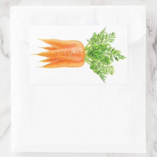 Wortelbundel Rechthoekige Sticker (Tas)